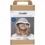 DIY Kit Heklesett - Hekle - Chunky bøttehatt (977646)