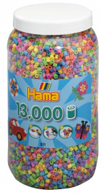 HAMA Beads Midi - Pastell Mix, 13.000 stk (211-50)