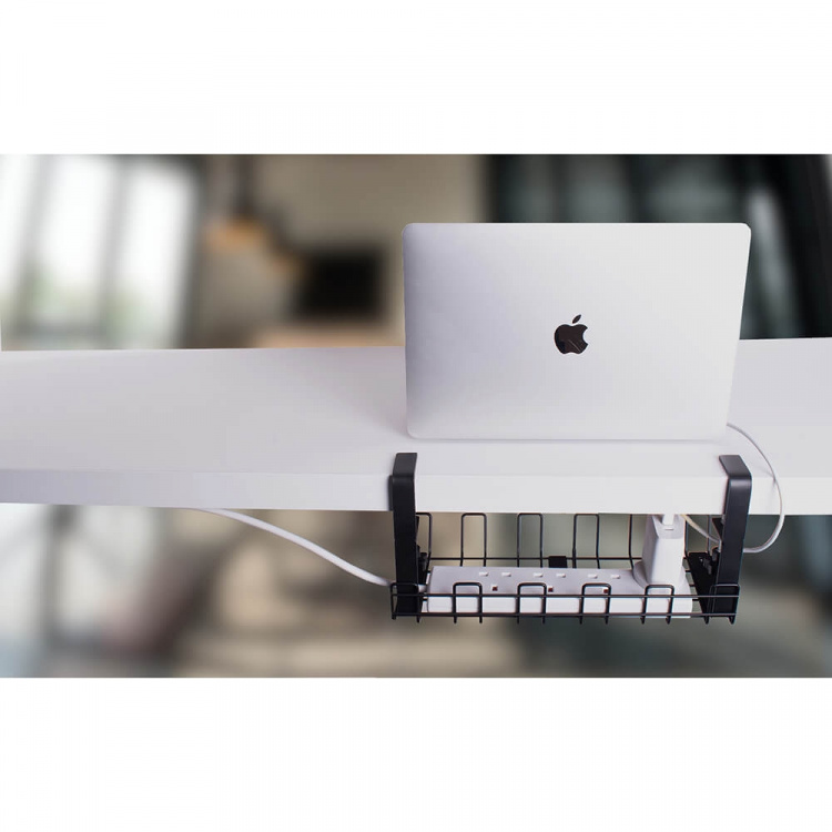 Desire2 Deskmate Kabelkurv for Strømuttak Svart Desire2 Deskmate Kabelkurv for Strømuttak Svart