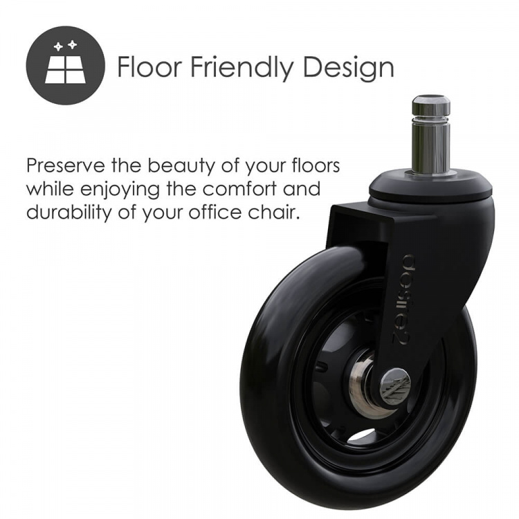 Desire2 Gummihjul 20 mm for IKEA-stoler 5-pk