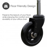 Desire2 Gummihjul 22mm for Universalstoler 5-pk Desire2 Gummihjul 22mm for Universalstoler 5-pk