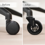 Desire2 Gummihjul 22mm for Universalstoler 5-pk Desire2 Gummihjul 22mm for Universalstoler 5-pk