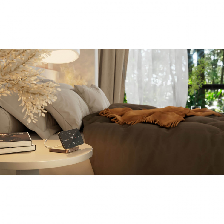 Zens Trådløs Lader Nightstand Qi 15W Kobber Zens Trådløs Lader Nightstand Qi 15W Kobber