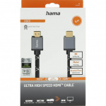 Hama Kabel HDMI Ultra High Speed 8K 48Gbit/s Metall Gull 5.0m Hama Kabel HDMI Ultra High Speed 8K 48Gbit/s Metall Gull 5.0m