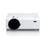 Lenco LCD-projektor med høy oppløsning, støtter Full HD 1080P-innhold Hvit