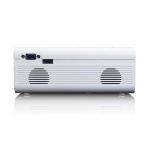 Lenco LCD-projektor med høy oppløsning, støtter Full HD 1080P-innhold Hvit