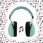 Alecto Øreklokker for babyer og småbarn Grønn