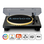 Lenco Platespiller med PC-koding, høyttalere og lys