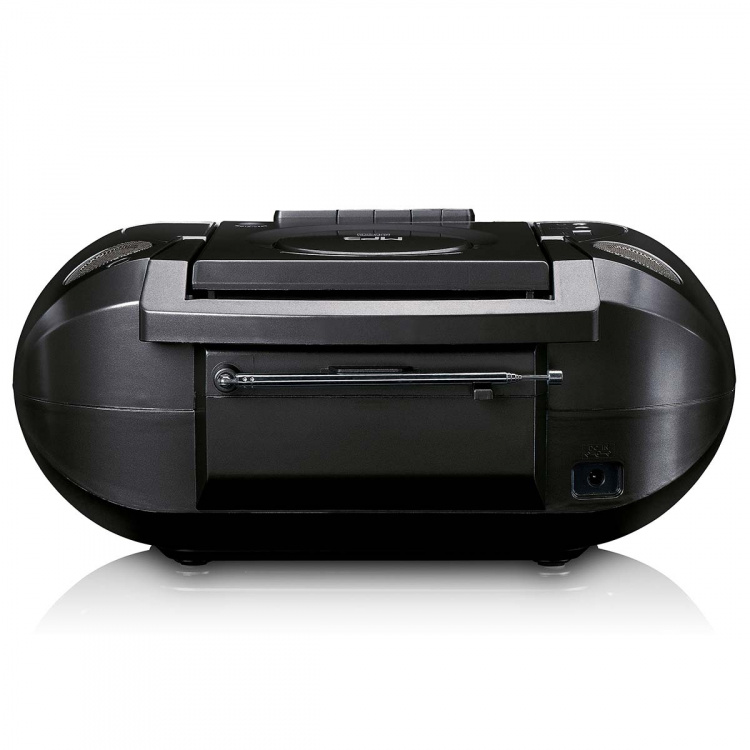 Lenco Bærbar DAB+ og FM-radio med CD-kassett og Bluetooth® Svart