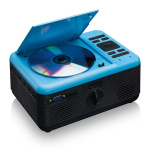 Lenco LCD-projektor med DVD-spiller og Bluetooth® Blue