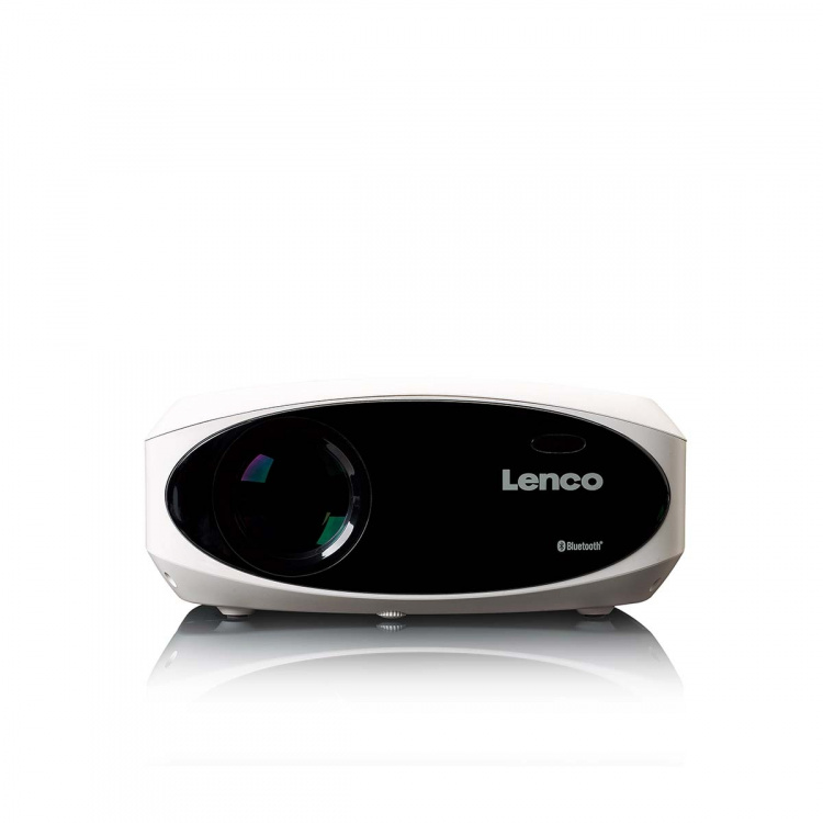 Lenco Full HD 1080P LCD-projektor med Bluetooth® Hvit