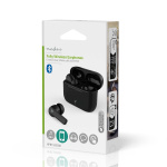 Nedis Fullt Trådløse hodetelefoner | ENC (Environmental Noise Cancelling) | Bluetooth® | Maksimal batteritid: 24 timer | Touch kontroll | Ladeboks | Trådløs ladeetui | Innebygd mikrofon | Stemmestyring | Noise canceling | IPX4 | Sort Nedis Fullt Trådløse hodetelefoner | ENC (Environmental Noise Cancelling) | Bluetooth® | Maksimal batteritid: 24 timer | Touch kontroll | Ladeboks | Trådløs ladeetui | Innebygd mikrofon | Stemmestyring | Noise canceling | IPX4 | Sort