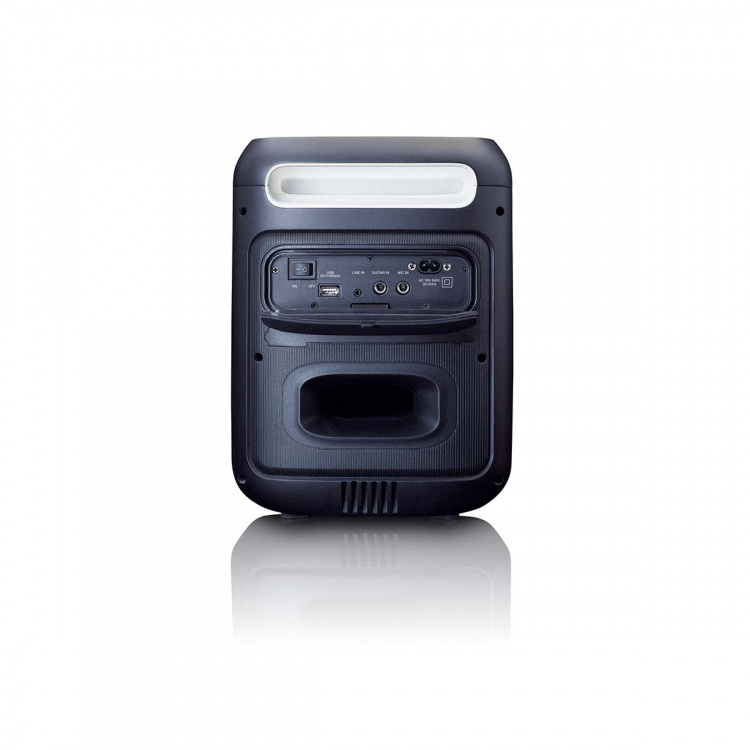 Lenco Kompakt IPX4 Bluetooth® Partyhøyttaler med trådløs mikrofon