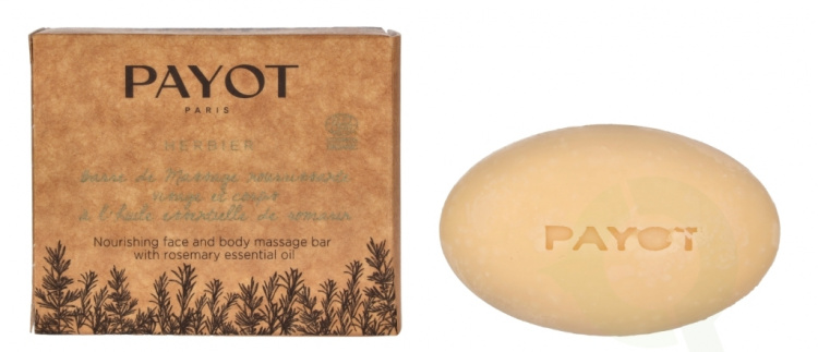 Payot Herbier Nourishing Face & Body Massage Bar 50 g Eterisk olje av rosmarin