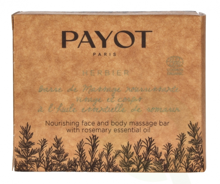 Payot Herbier Nourishing Face & Body Massage Bar 50 g Eterisk olje av rosmarin