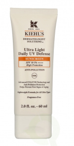 Kiehl\'s D.S. Ultra Light Daily UV Defense Sunscreen SPF50 60 ml Anti-Pollution for alle hudtyper
