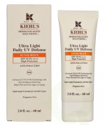 Kiehl\'s D.S. Ultra Light Daily UV Defense Sunscreen SPF50 60 ml Anti-Pollution for alle hudtyper