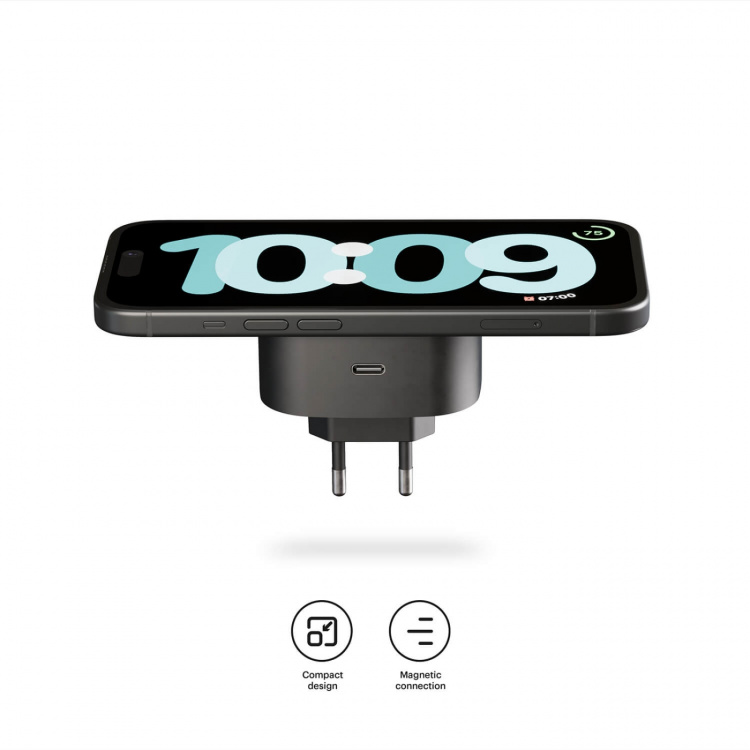 Zens Ladeadapter Qi Trådløs Svart Zens Ladeadapter Qi Trådløs Svart