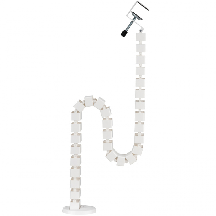 LogiLink Fleksibel vertikal kabelkanal for sittende/stående skrivebord Hvit LogiLink Fleksibel vertikal kabelkanal for sittende/stående skrivebord Hvit