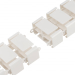 LogiLink Fleksibel vertikal kabelkanal for sittende/stående skrivebord Hvit LogiLink Fleksibel vertikal kabelkanal for sittende/stående skrivebord Hvit