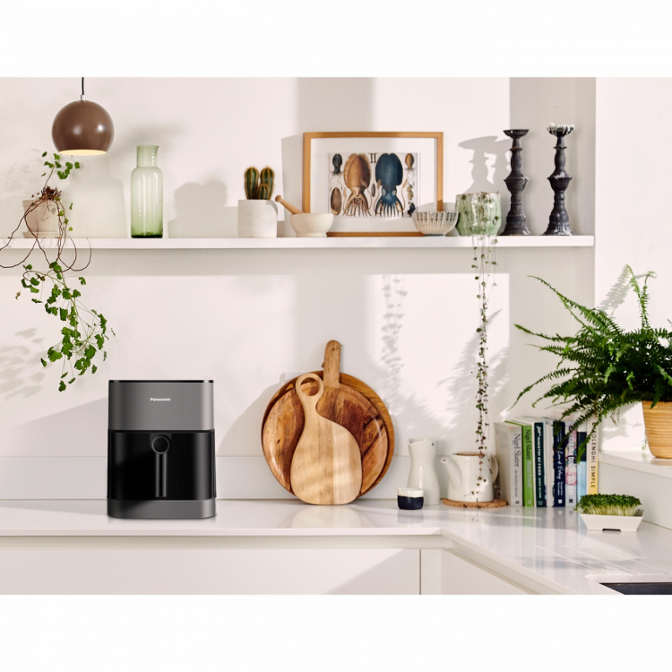 Panasonic Airfryer 5L 1450W NF-CC500SXE Dual Element Touch, belysning og damp Panasonic Airfryer 5L 1450W NF-CC500SXE Dual Element Touch, belysning og damp