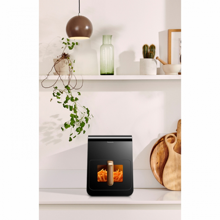 Panasonic Airfryer 5L 1450W NF-CC500SXE Dual Element Touch, belysning og damp Panasonic Airfryer 5L 1450W NF-CC500SXE Dual Element Touch, belysning og damp