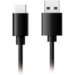 LogiLink Klokkeradio med temperatur/fuktighet USB-C/batteristrøm Svart