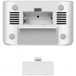 LogiLink Klokkeradio med temperatur/fuktighet USB-C/batteristrøm Hvit