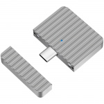 LogiLink Minikabinett for PCIe NVMe SSD USB-C Aluminium