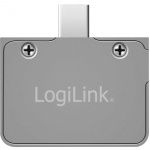 LogiLink Minikabinett for PCIe NVMe SSD USB-C Aluminium