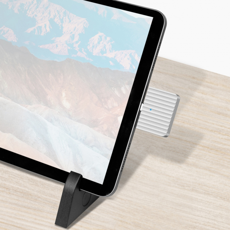 LogiLink Minikabinett for PCIe NVMe SSD USB-C Aluminium