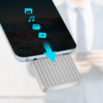 LogiLink Minikabinett for PCIe NVMe SSD USB-C Aluminium