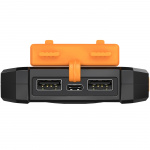 LogiLink Solenergibank 10.000 mAh 2xUSB-A + USB-C inn/ut 12W