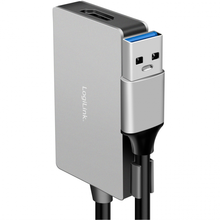 LogiLink USB-A 3.0 -> HDMI hunnadapter 1080p 0,15 m