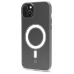 Celly Gelskinmag TPU-deksel MagSafe kompatibel iPhone 15 Transparent Celly Gelskinmag TPU-deksel MagSafe kompatibel iPhone 15 Transparent