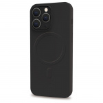 Celly Cromomag Mykt gummideksel MagSafe-kompatibelt iPhone 15 Pro Max Svart