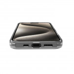 Celly Gelskinmag TPU-deksel MagSafe kompatibel iPhone 16 Pro Transparent