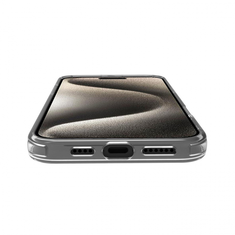 Celly Gelskinmag TPU-deksel MagSafe Kompatibel iPhone 16 Plus Transparent
