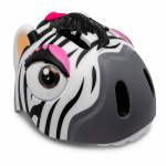 Crazy Safety Zebra sykkelhjelm - svart/hvit (49-55 cm) (100901-01-01) Crazy Safety Zebra sykkelhjelm - svart/hvit (49-55 cm) (100901-01-01)