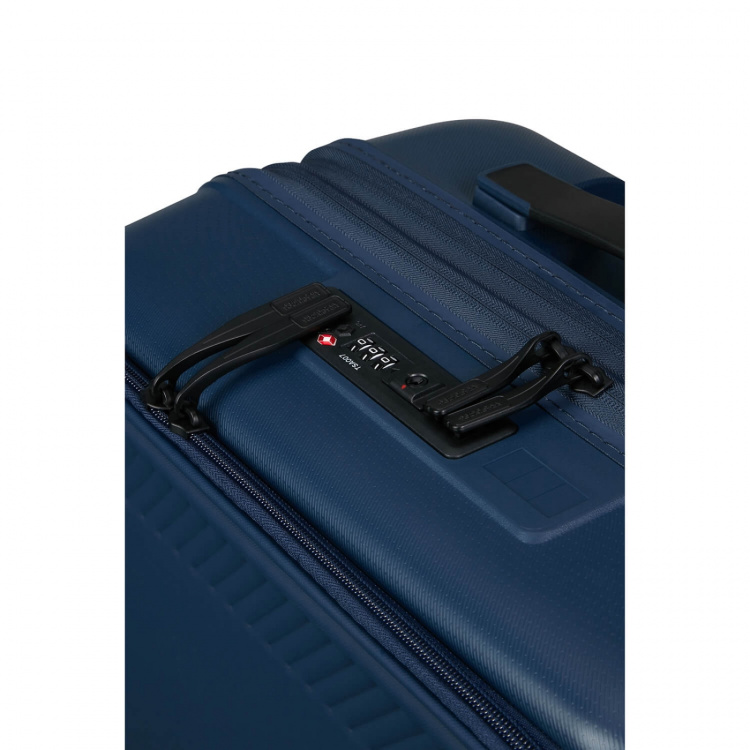 American Tourister Koffert DashPop Spinner 55/23 Front Pocket Laptop Midnight Blue