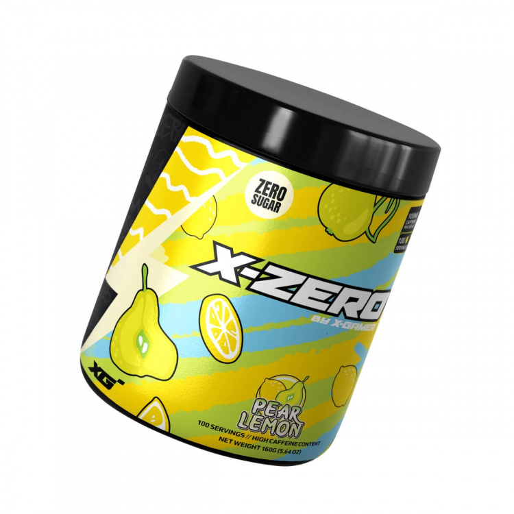 X-GAMER Energidrikkpulver X-Zero 160 gram Pear Lemon X-GAMER Energidrikkpulver X-Zero 160 gram Pear Lemon