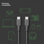 GP Kabel USB-C Til USB-C 60W CC1P 1m GP Kabel USB-C Til USB-C 60W CC1P 1m