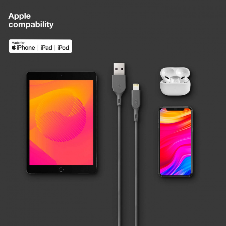 GP Kabel USB-A Til Lightning CL1N 1m