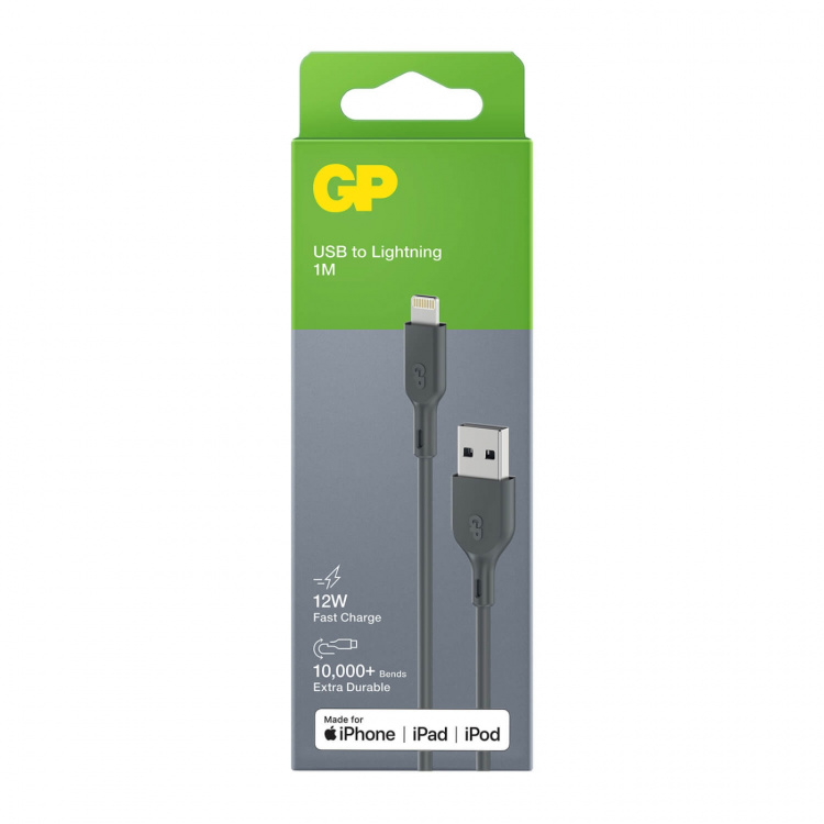 GP Kabel USB-A Til Lightning CL1N 1m