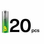 GP Batteri Super Alkaline AA LR6 20-Pakning