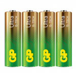 GP Batteri Ultra Alkaline AA LR6 4-Pakning