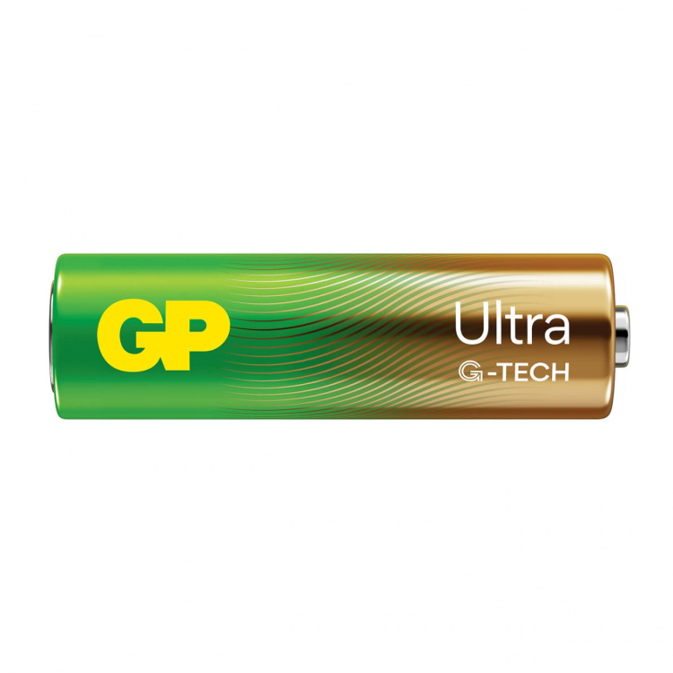 GP Batteri Ultra Alkaline AA LR6 4-Pakning