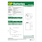 GP Batteri Alkalisk 4LR25/908AU 6V 1-Pk