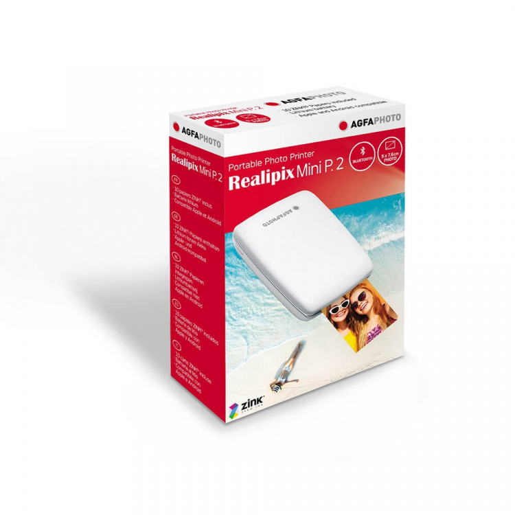 Agfa Fotoskriver Realipix Mini Zink Agfa Fotoskriver Realipix Mini Zink