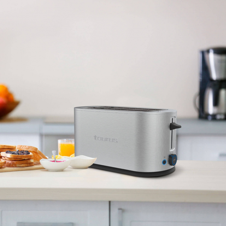 Taurus Brødrister Mytoast Duplo Legend To-Slots Lang Rustfritt Stål Taurus Brødrister Mytoast Duplo Legend To-Slots Lang Rustfritt Stål